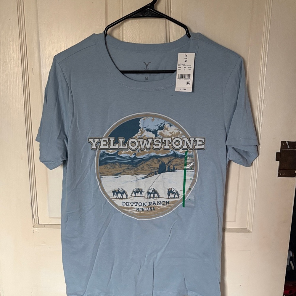 Target Blue Graphic Short Sleeve Tee